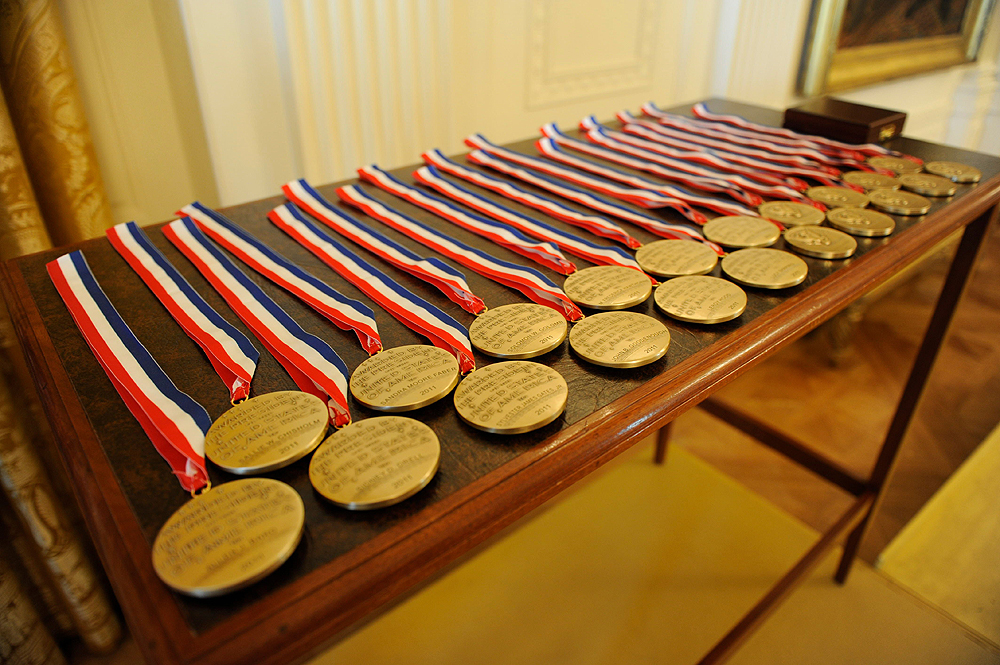 table of national medals
