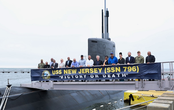 NSB members and NSF staff toured the Virginia-class fast-attack submarine Pre-commissioning Unit New Jersey (SSN 796)