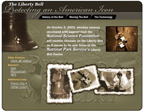 Cover art and link to The Liberty Bell: Protecting An American Icon Web site