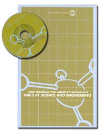Book cover and CD for New Formulas for America's Workforce/Girls in Science and Engineering