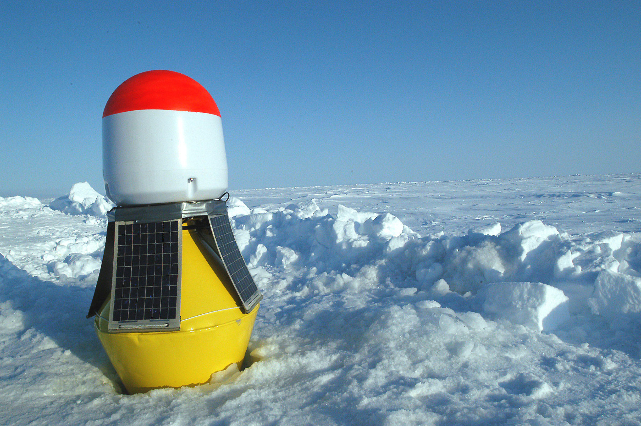 an oceanographic buoy deployed by Tim Stanton