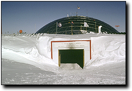 Amundsen-Scott South Pole Station.; caption is below.
