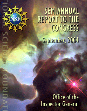 OIG Semiannual Report to the Congress Cover