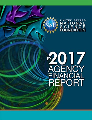 NSF FY 2017 Agency Financial Report front cover